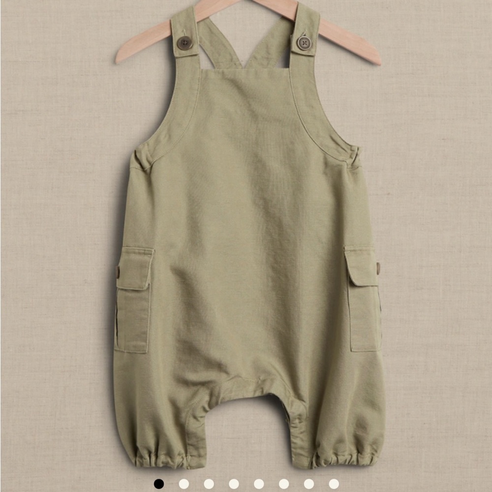 Banana Republic Cotton Linen Bubble Romper